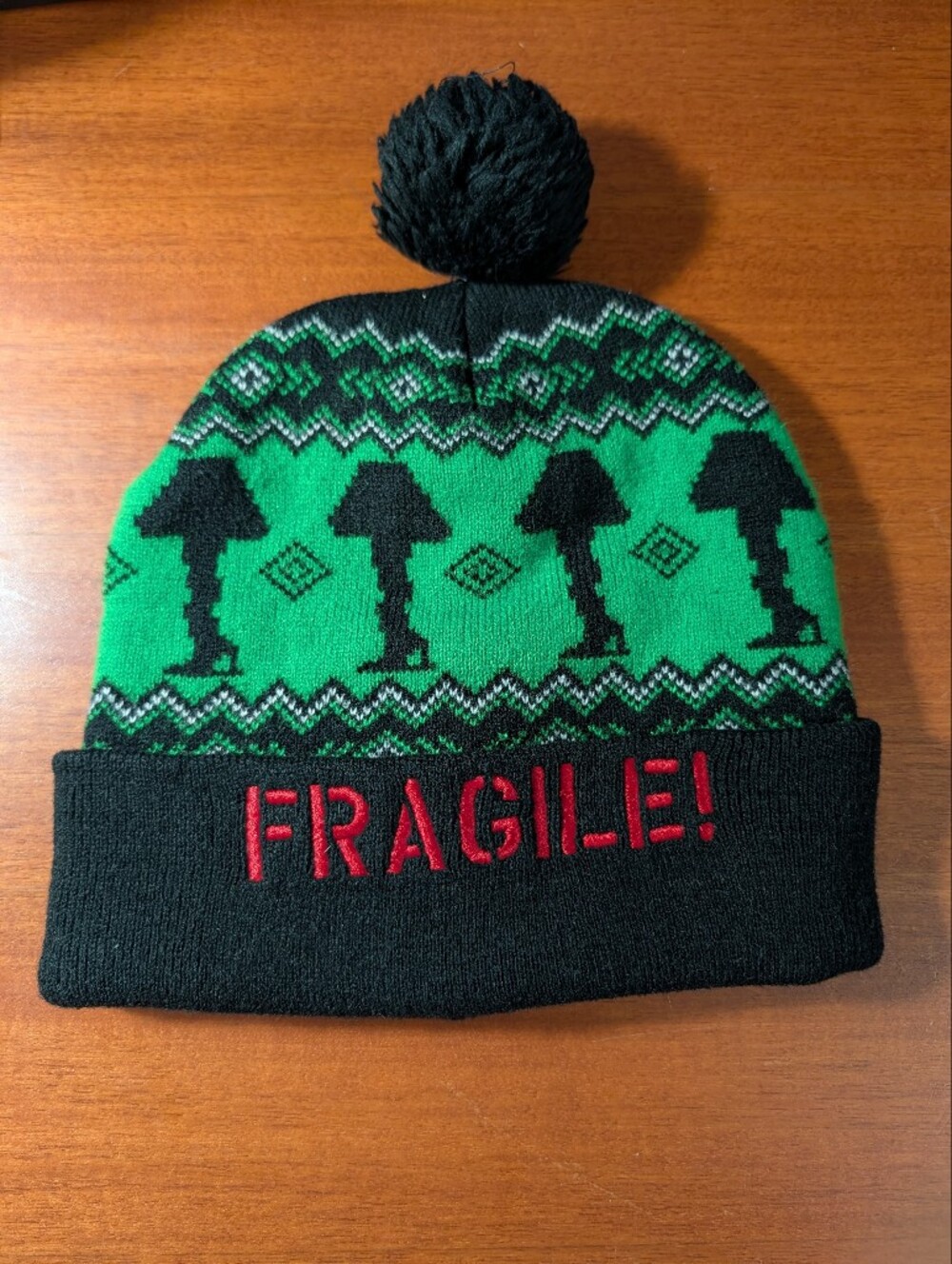 Fragile Christmas Beanie Hat